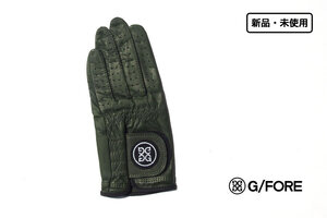 送料無料★新品｜未使用｜ジーフォア｜G/FORE｜ゴルフレザーグローブ レディース LEFT｜左手用グローブ｜S｜OLIVE