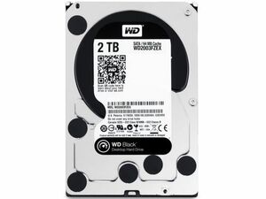 新品 WD2003FZEX Western Digital WD Black SATA6Gb/s 64MB 2TB 7,200rpm 3.5inch ハードディスク 内蔵型 ID001 送料無料