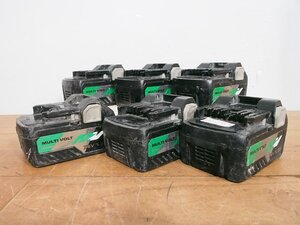 ☆【2F0115-11】 HiKOKI ハイコーキ リチウムイオンバッテリー BSL36A18 6個セット DC18V 電動工具 蓄電池 ジャンク