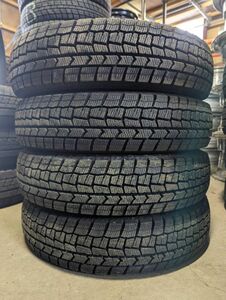 ★送料無料★ 145/80R13 2020年製 9分山 ダンロップ WINTERMAXX WM02 4本/中古スタッドレスタイヤ(冬タイヤ) N6978_B1