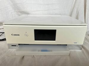 通電確認済 TS8430 Canon PIXUS インクジェットプリンター複合機 USB WiFi スキャン コピー キャノン ホワイト プリンター コピー機 電化