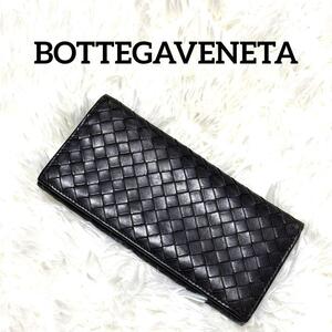 BOTTEGAVENETA ボッテガヴェネタ 二つ折り 長札入れ ブラウン