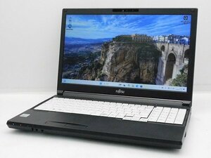 【1円スタート】富士通 LIFEBOOK A5510/FX FMA8804YP Core i3 10110U 16GB 256GB(SSD) DVDマルチ 15.6インチ HD (1366×768) Win11Pro