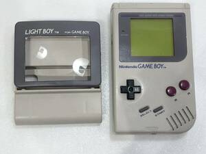 Nintendo 任天堂 ニンテンドー GAME BOY 初代ゲームボーイ 本体 DMG-01 グレー ライトボーイ VLB−01 まとめ 動作未確認 現状品 CI001000