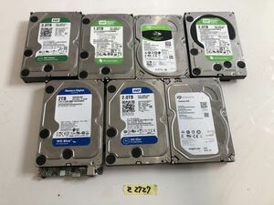 （Z-2727）Western Digtal SEAGATE HDD ハードディスク WD20EZRZ WD10EADS など　現状渡し