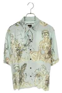 ワコマリア 23SS GHOST IN THE SHELL S/S HAWAIIAN SHIRT サイズ:M アニメプリントハワイアン半袖シャツ 中古 BS99