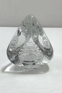 オーフスガラスオブジェ　ペーパーウェイト　スエーデン　Studio Ahus Sweden Collectable Vintage Glass Paperweight 