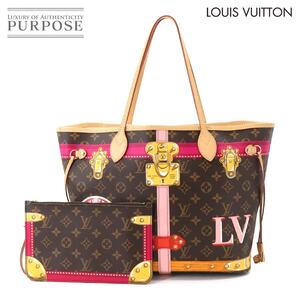 新品同様 ルイ ヴィトン LOUIS VUITTON サマートランク モノグラム ネヴァーフル MM トート バッグ ブラウン マルチカラー M41390 90192668