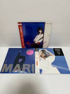 Y107◎ LP レコード 美盤 浜田麻里 MARI HAMADA 3枚まとめて ブルー・レボリューション/ミスティ・レディ/プロミス・イン・ザ・ヒストリー