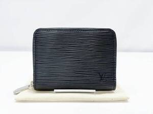 美品　Louis Vuitton　ルイヴィトン　エピ　ジッピーコインパース　ミニ財布　黒　M60152