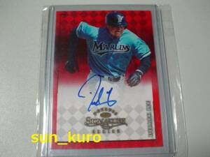 DERREK LEE 1998 DONRUSS SIGNATURE AUTO Blue Ink