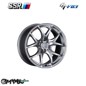 SSR GTV03 18インチ 5H100 8.5J +44 4本セット ホイール グラファイトガンメタ