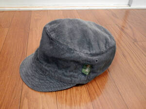 Phatee HALF CAP CORD ヘンプ コーデュロイ ワークキャップ ハーフキャップ 帽子 GREY