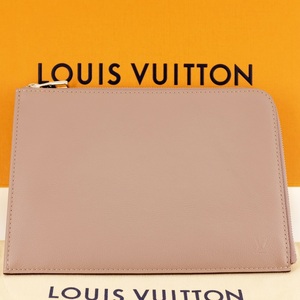 【未使用品】LOUIS VUITTON ルイヴィトン ポシェット・ジュールPM クラッチバッグ トリヨン・レザー ピンクベージュ系 R99760