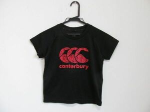 (47548)CANTERBURY　カンタベリー　キッズ Tシャツ　ブラック 120 USED