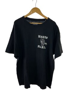 WACKO MARIA◆Tシャツ/XXL/コットン/BLK//