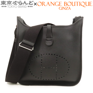 101740202 エルメス HERMES エヴリン 3 PM W刻印 黒 ブラック シルバー金具 トリヨン ショルダーバッグ レディース 未使用