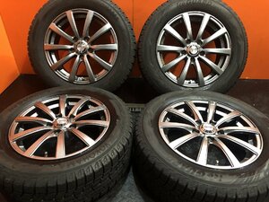 【YOKOHAMA ice GUARD iG60 215/60R16】スタッドレス【ZACK JP-110 16インチ 6.5J5HPCD114.3+53】バリ溝 ヴェゼル等　(KTL205)