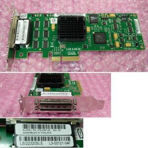 ●LSI Logic Ultra320 SCSI HBA PCI-E x4 ロープロファイル [Oracle OEM 375-3357] LSI22320SLE