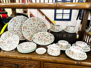 ★英国製 MINTON/ミントン HADDON HALL ハドンホール カップソーサー&プレート等16点セット 洋食器 カップ&ソーサー 大皿 シュガーポット★