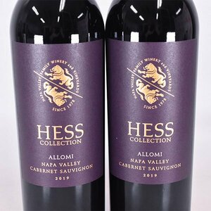 1円～★2本セット★ヘス コレクション アローミ カベルネ ソーヴィニヨン 2019年 赤 750ml カリフォルニア The Hess Collection F23S030