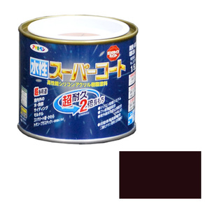 多用途 水性スーパーコート アサヒペン 塗料・オイル 水性塗料1 1/5L コゲチャ