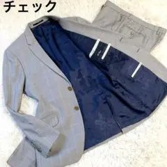 【希少・ビッグペイズリー】Paul Smith　スーツ　ウィンドウペン　40/L