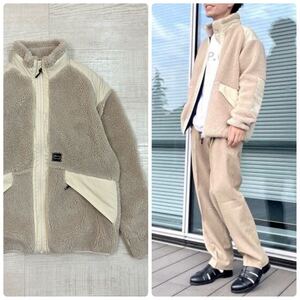 良品 WOOLRICH ウールリッチ × BEAMS LIGHTS ビームス ライツ 別注 TERRA PILE FLEECE JACKET フリース ジャケット サイズ USA S EU M 612