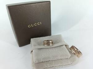 15760-04★GUCCI/グッチ Gリング TIFFANY & Co./ティファニー エレメント 1837 リング 925 2点セット 指輪/シルバー/アクセサリー★