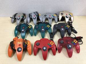 【ジャンク・周辺機器】任天堂　Nintendo64　コントローラー　10個まとめ(20250120)