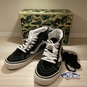 BAPE VANS スニーカー エイプ ベイプ ヴァンズ バンズ APE ABATHINGAPE アベイシングエイプ SK8-HI NOWHERE NIGO ノーウェア 裏原宿 古着