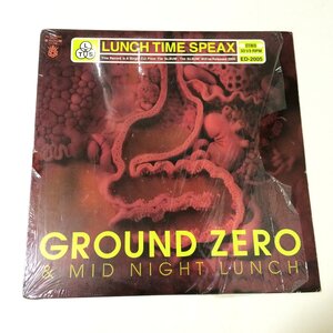 G176　Lunch Time Speax Ground Zero & Midnight Lunch　ED-2005　LP　レコード