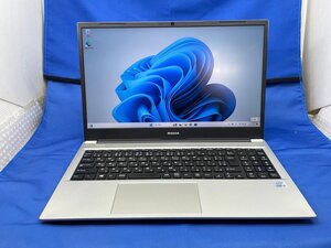 【マウスコンピューター】B5-i5ICLAS-A Corei5-1035G1 メモリ8GB SSD256GB NVMe Bluetooth Windows11Pro 15.6inch FHD 中古ノートPC