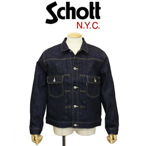 Schott (ショット) 2952006 16oz. 2ND DENIM JACKET セカンド デニムジャケット 367INDIGO L