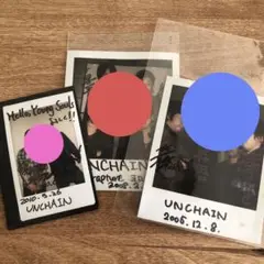 unchain サイン入りチェキ3枚