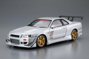 ★予約品★アオシマ ザ・チューンドカー No.50 1/24 C-WEST BNR34 スカイラインGT-R 