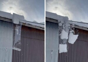 ■雪降ろし　マイスター雪スライダー　屋根の上からでも下からでも　雪かき