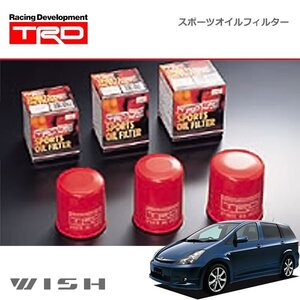 TRD スポーツオイルフィルター ウィッシュ ZNE10G ZNE14G 03/01～09/04 1.8L車