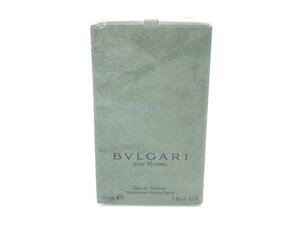 未使用　フィルム未開封　ブルガリ　BVLGARI　プールオム　Pour Homme　オードトワレ　スプレー　30ml　YK-4538