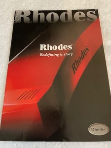 Rhodes Redefining history catalog カタログ 山野楽器