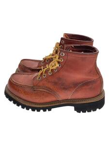 RED WING◆レースアップブーツ・モックトゥ/US6.5/BRW