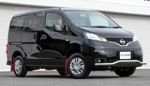 ジャオス バネット NV200 4WD フロントスキッドバー ポリッシュ ブラック B150490B JAOS