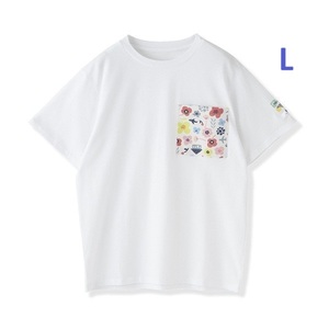 送料込 JAL ☆ ジャル オリジナル 未開封 ヘルシンキ 北欧 デザイン 半袖 Tシャツ L サイズ マルチ
