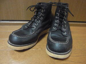 248-83/90’S/REDWING/レッドウィング/四角羽タグ/モックトゥ/ブラック/アイリッシュセッター/8E/26cm