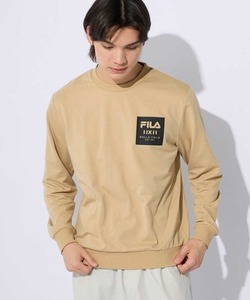 B品★CFA11★秋冬★FILA GOLF★フィラゴルフ★ボックスロゴストレッチ長袖クルーネックスウェットプルオーバー★M/BE