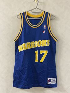 Golden State Warriors Chris Mullin ＃17 ユニフォーム サイズ36 Champion ゴールデンステート・ウォリアーズ クリス・マリン NBA