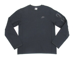 NIKE TECH FLEECE トレーナー 黒 ブラック S ナイキ テックフリース クルー スウェット CU4506-010