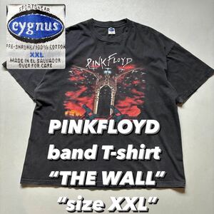 PINKFLOYD band T-shirt “THE WALL” “size XXL” ピンクフロイド バンドTシャツ アルバム ザ・ウォール ビッグサイズ 黒ボディ