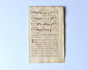 18世紀 フランス 手描きの楽譜 C アンティーク