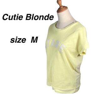 NS00140 美品 Cutie Blonde キューティーブロンド レディースTシャツメッシュ イエロー